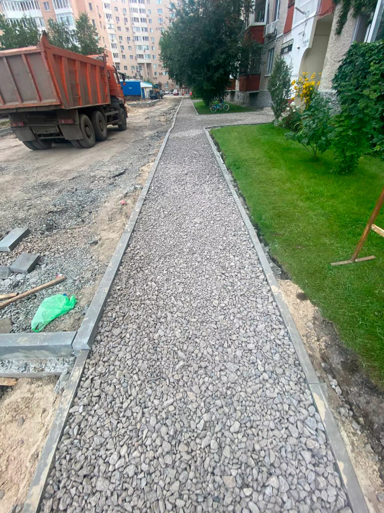 Подготовка основания под укладку тротуарной плитки и асфальта — фото 6